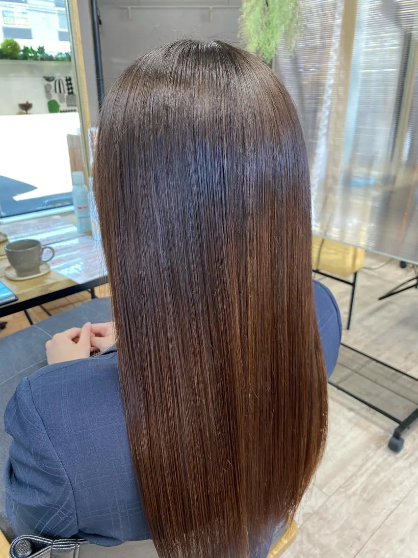 ロング 髪質改善 髪質改善カラーゆうひのヘアスタイル