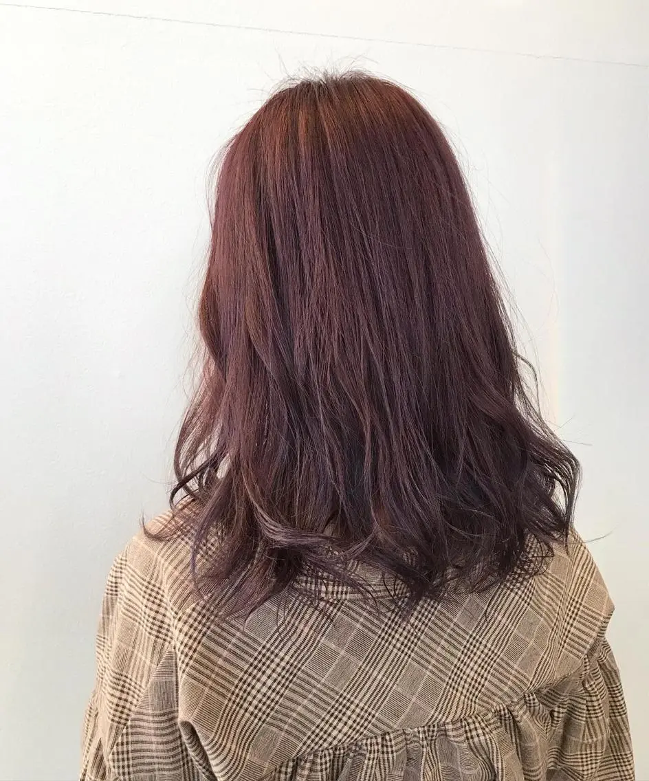 セミロング ヘアカラー 松崎 崇のヘアスタイル