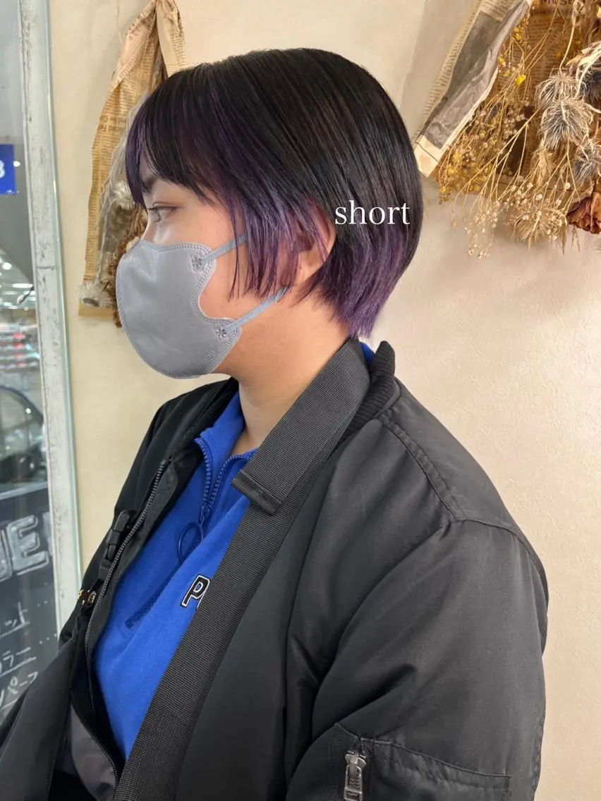 ショート カラー 切りっぱなしボブ ショートボブ ハンサムショート ブリーチ ボブ カット ヘアカラー トリートメント 初めてのショート お任せください✂️のヘアスタイル