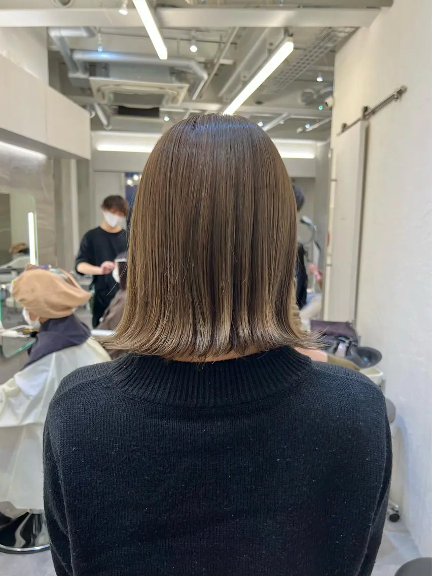ショート カラー 髪質改善/縮毛矯正 鈴木裕介のヘアスタイル