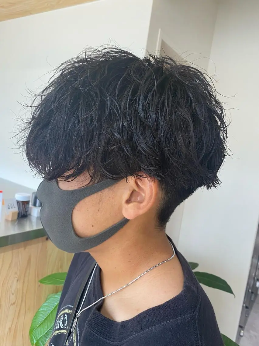 パーマ メンズ カット パーマ ヘアセット 再現性No.1ヘア ごーた立川のヘアスタイル