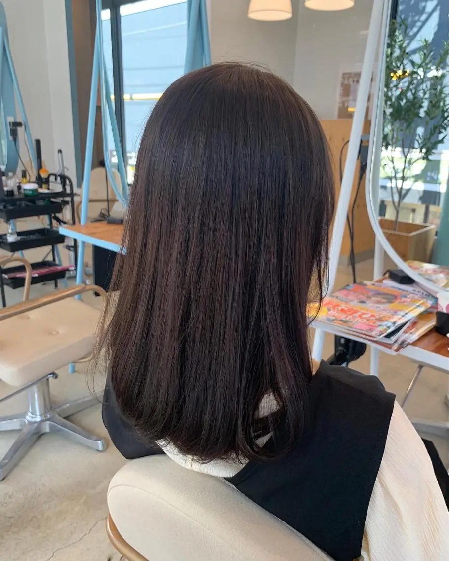 ミディアム カラー ヘアカラー トリートメント 北川 拓也のヘアスタイル