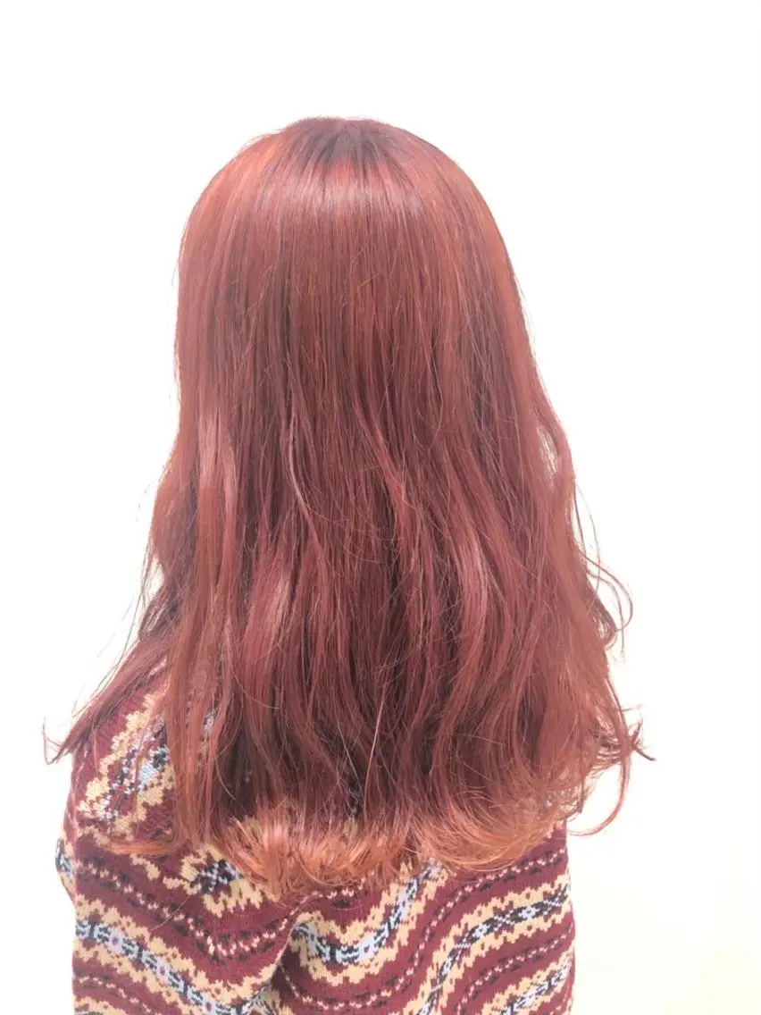 ロング カラー SENA 再現性 パーマと縮毛矯正のヘアスタイル