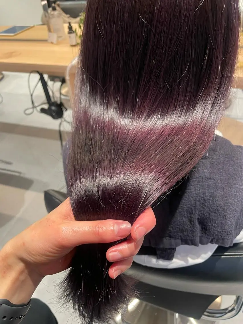ロング カラー ヘアカラー トリートメント 🪞透明感カラー / yuu🪞のヘアスタイル