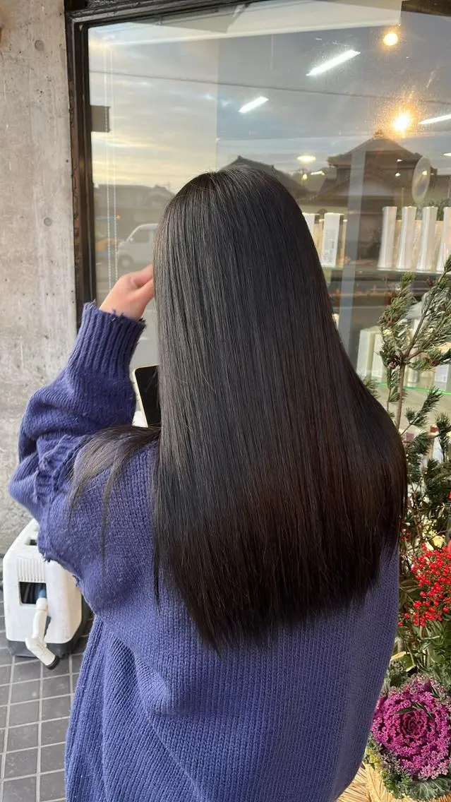 ロング カラー alu yuinaのヘアスタイル