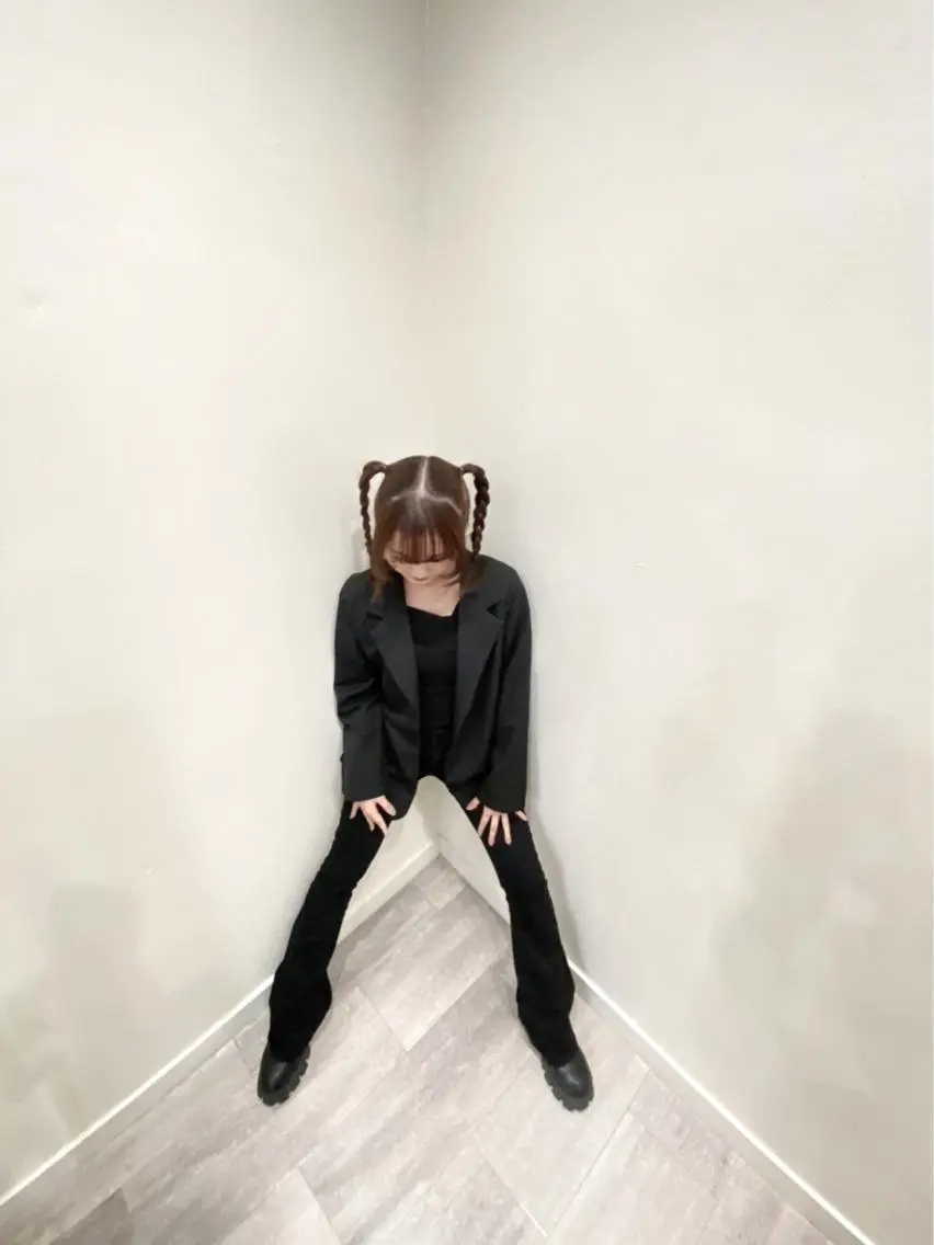 ロング ヘアアレンジ ツインテール 三つ編み ワタナベ リリコのヘアスタイル