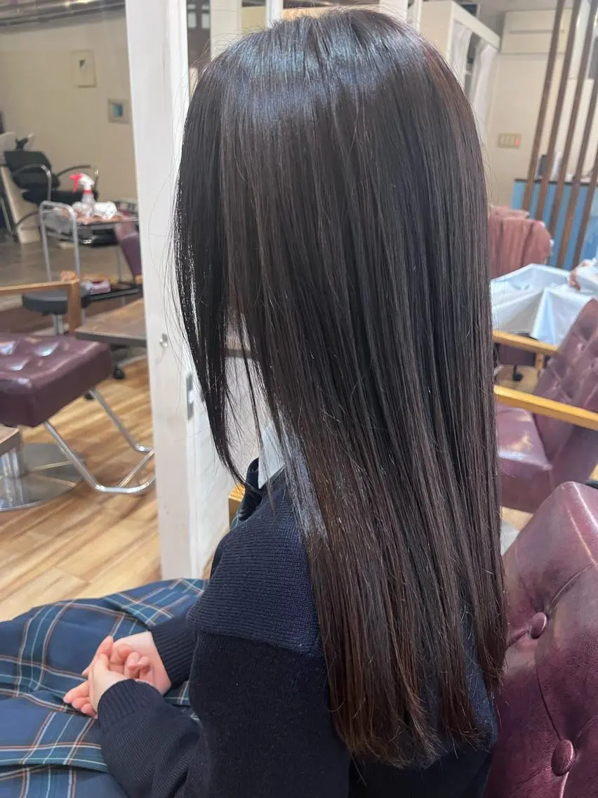 ロング カラー カット ヘアカラー トリートメント Cecilhair なんば店    岩川のヘアスタイル