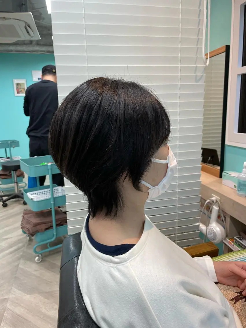 ショート ショートヘア ウルフカット 柳井 健太のヘアスタイル