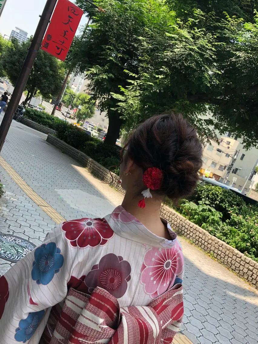 ミディアム ヘアアレンジ 反橋 聖のヘアスタイル