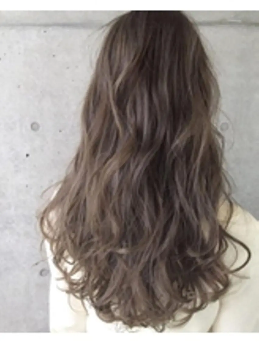 ロング カラー パーマ ヘアアレンジ 似合わせ×レイヤー× 髪質改善×t.yのヘアスタイル