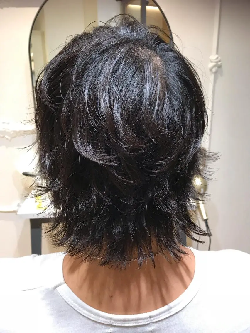 メンズ メンズパーマ カット 乾かすだけで艶髪酸性 ストレート髙橋悠耶のヘアスタイル