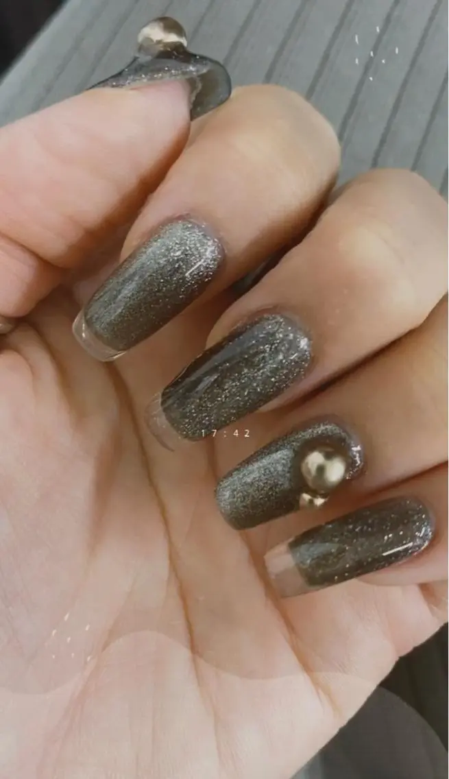 ネイル クリアネイル Charme. NOBUKOのネイルデザイン