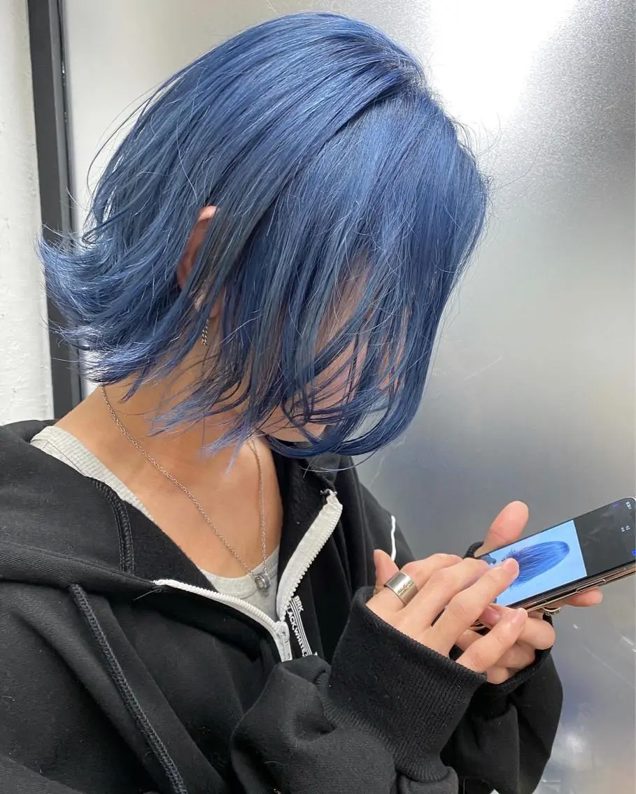 ミディアム カラー ヘアアレンジ メンズ 【池袋/スパイキー ショート】ⓝⓘⓜⓤのヘアスタイル