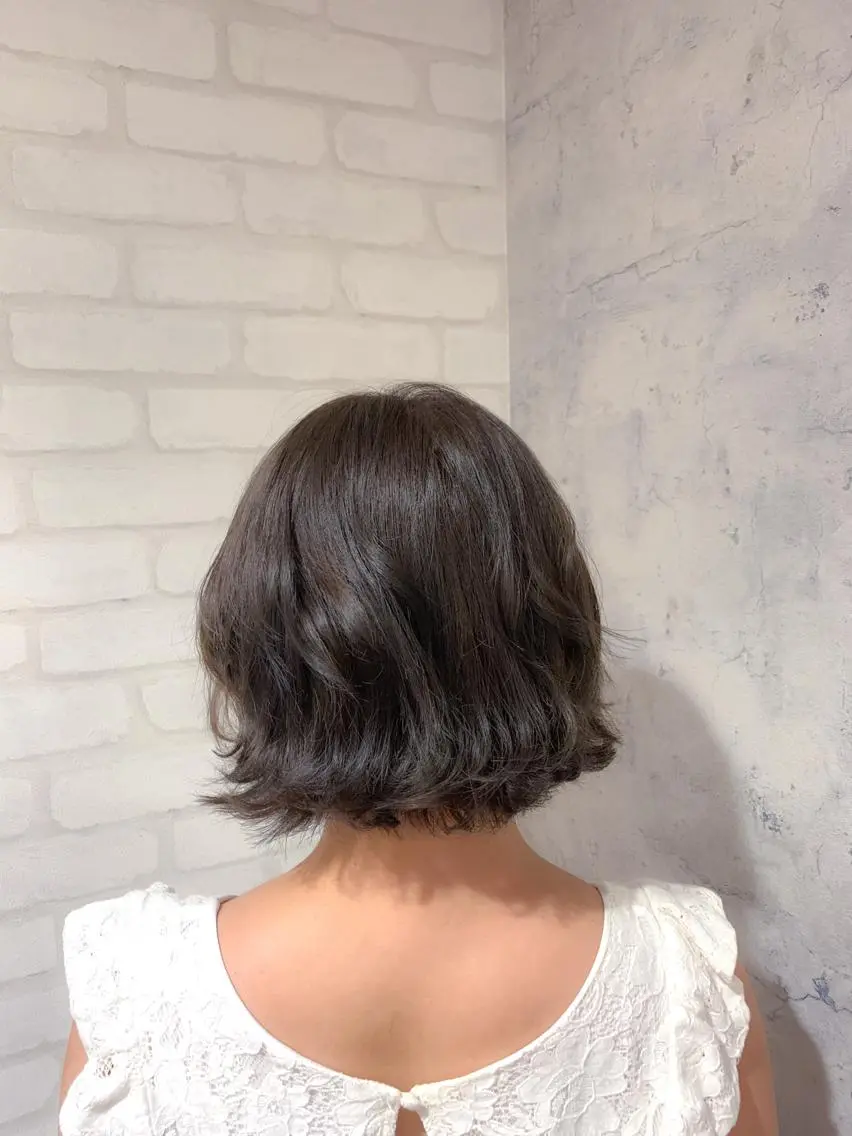 ショート カラー 中川歩 髪質改善 ツヤカラー【横浜】のヘアスタイル