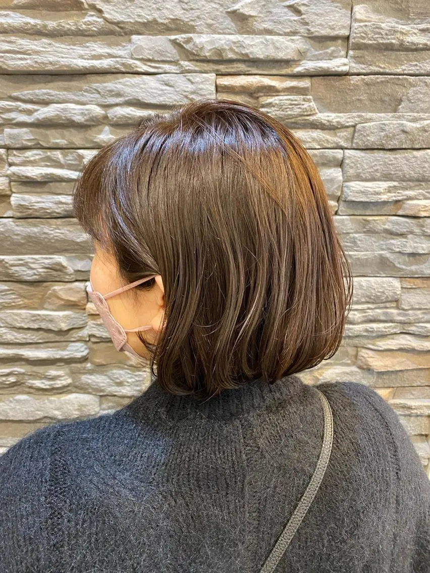ミディアム ボブ 山浦 貴恵のヘアスタイル