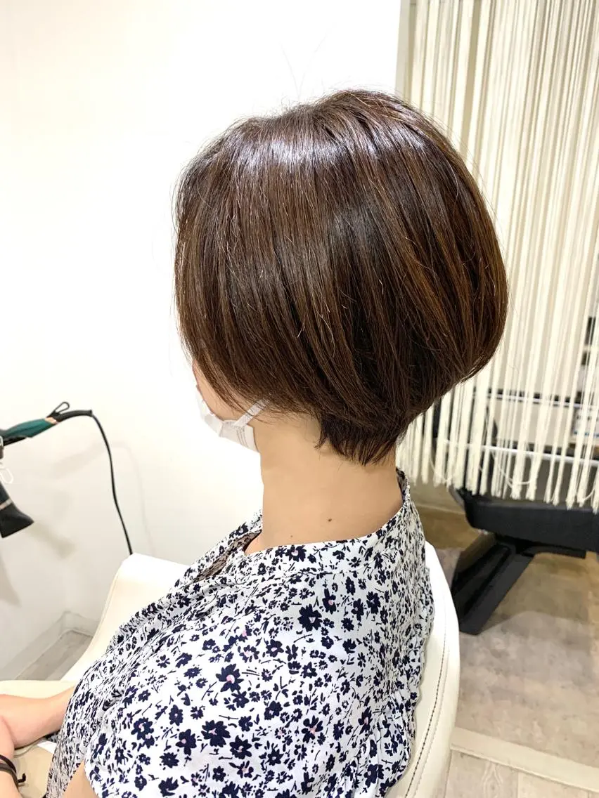 ショート ショートボブ ボブ ショートヘア カット ヘアカラー トリートメント タジマ ヤスヒサのヘアスタイル