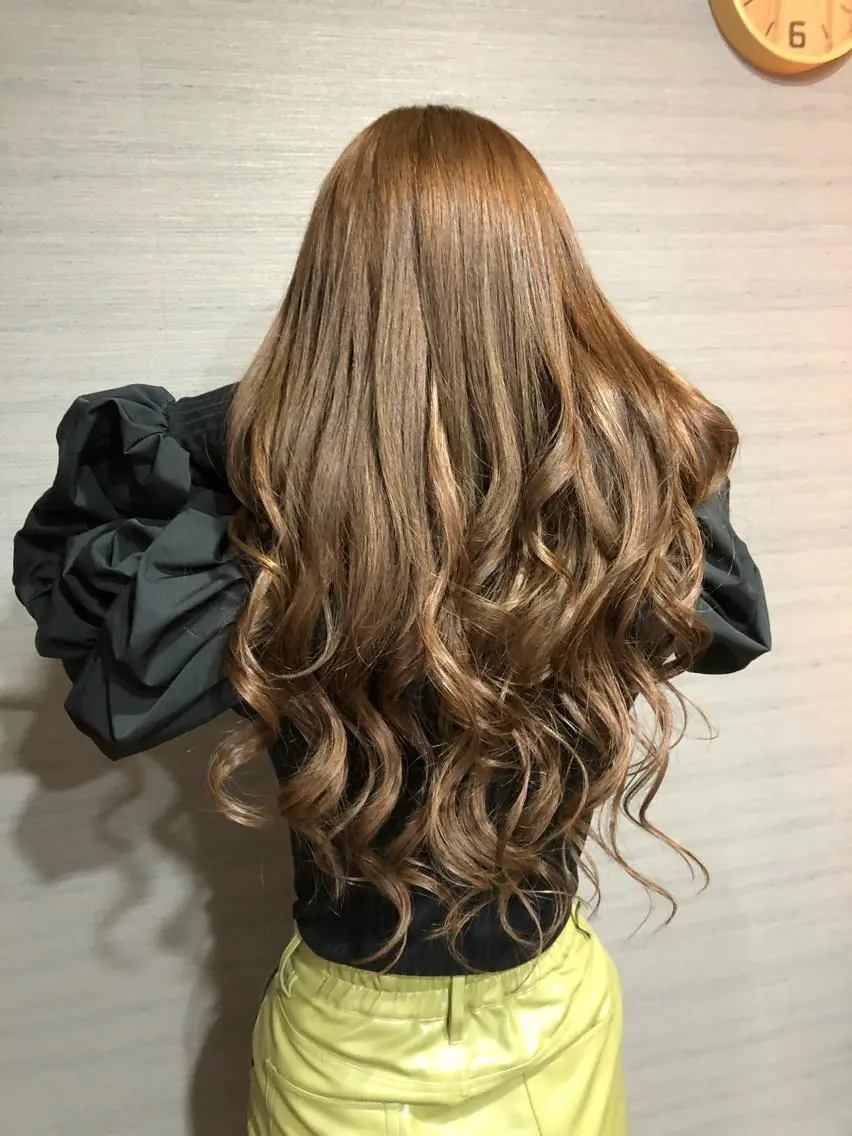 セミロング シールエクステ エクステ トリートメント レイヤー/エクステ alpha下妻のヘアスタイル