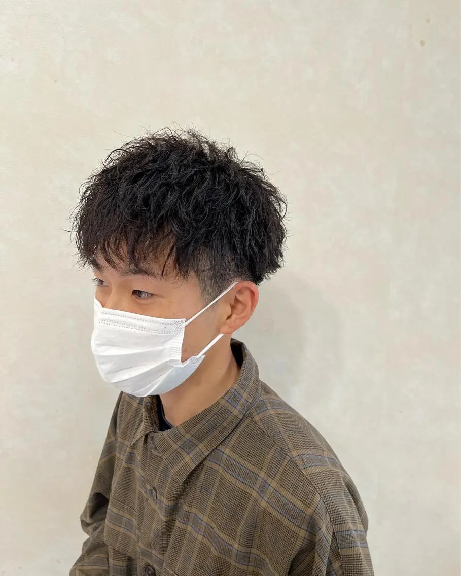 ショート パーマ カット パーマ メンズ特化✨パーマス タイル大得意安田海斗のヘアスタイル