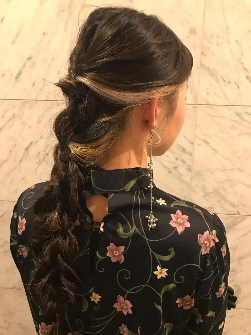 ロング カラー 🧡色落ちまで2度 楽しめる🧡ヨシキのヘアスタイル