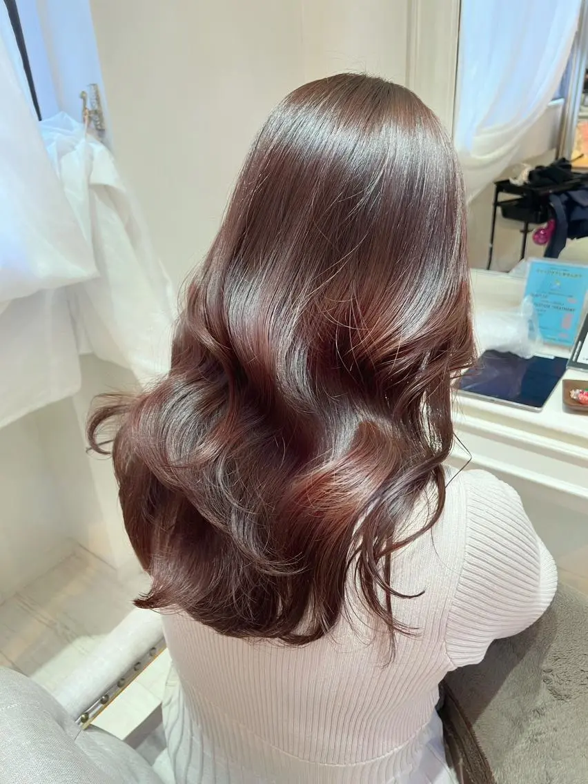 セミロング カラー ベージュカラー ブリーチ ブラウンカラー ケアブリーチ 透明感カラー カット ヘアカラー トリートメント 🌜ROW町田 🌛 公式のヘアスタイル