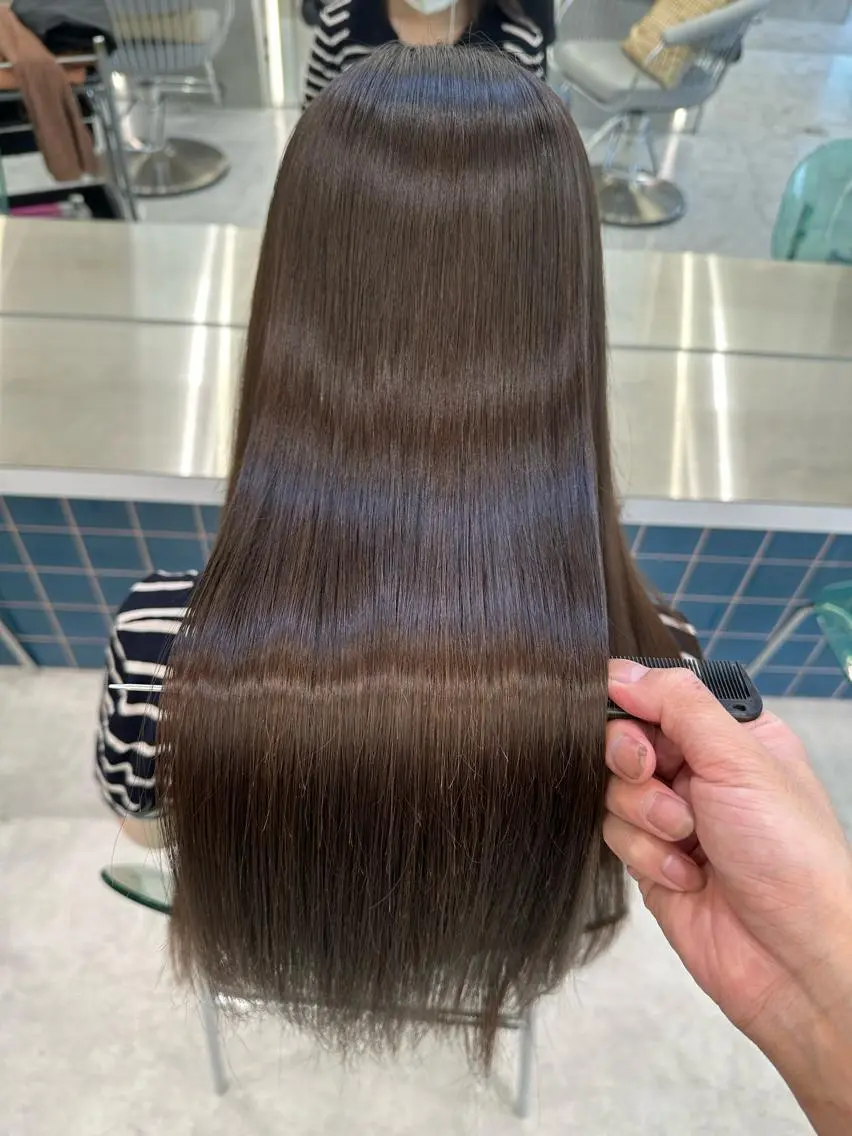 ロング ✨縮毛矯正✨レイヤー ホウダカズヒロのヘアスタイル