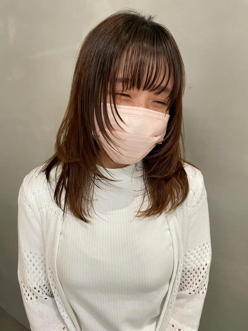 セミロング wewe: momoeのヘアスタイル