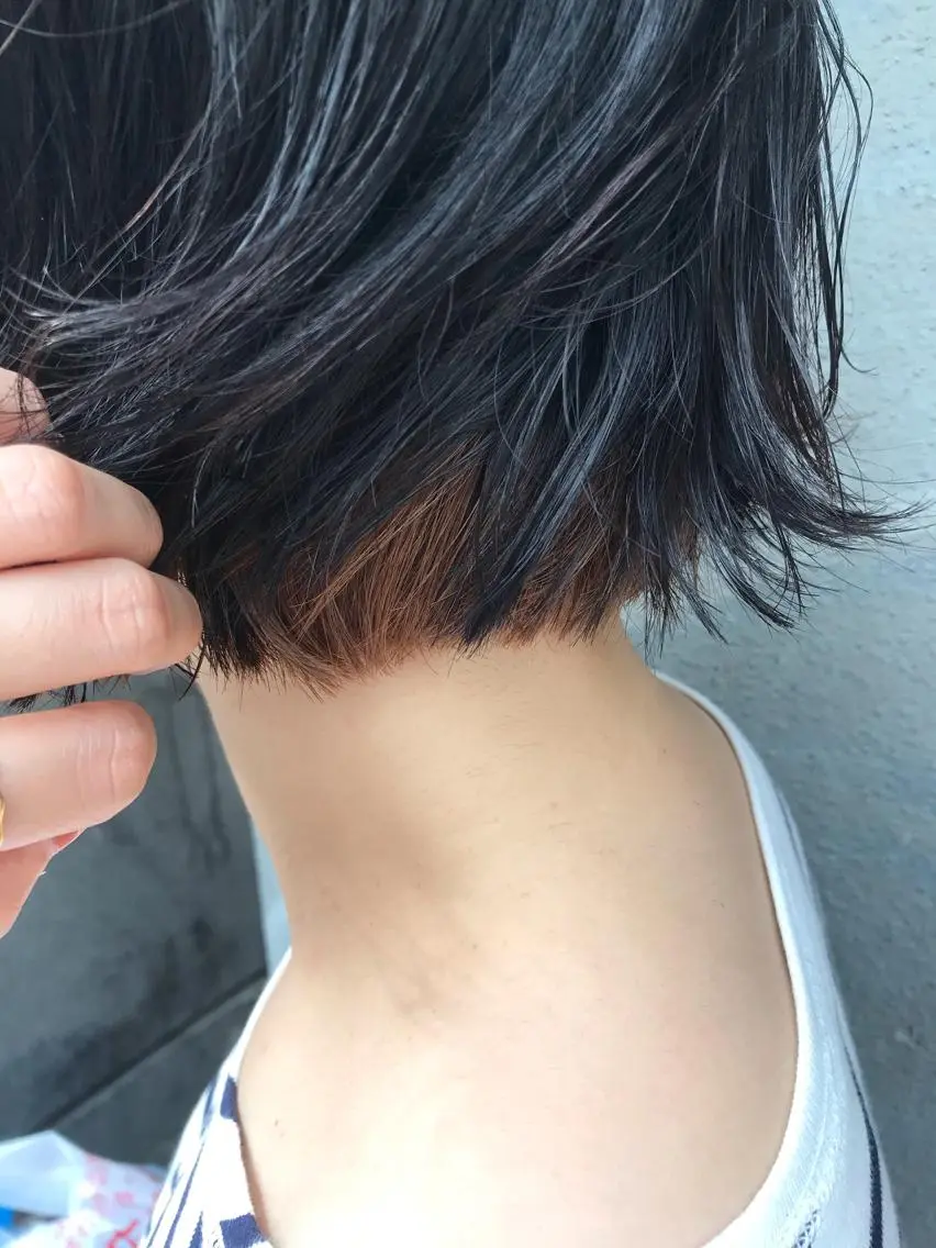 ショート カット ヘアカラー トリートメント ayane⭐️ボブ・ ショート・パーマのヘアスタイル