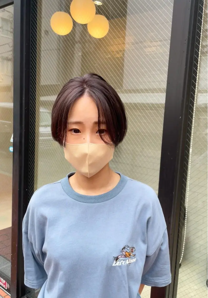 ショート カラー パーマ ヘアアレンジ キッズ ブリーチ ハイライトカラー ハイトーンカラー ハイライト ショートヘア 大人スタイル 太田のヘアスタイル