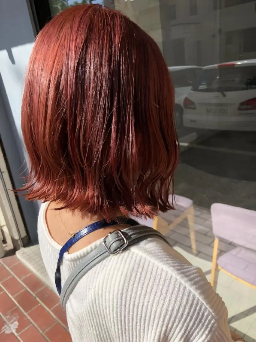 ミディアム ヘアカラー トリートメント 永野 翔平のヘアスタイル