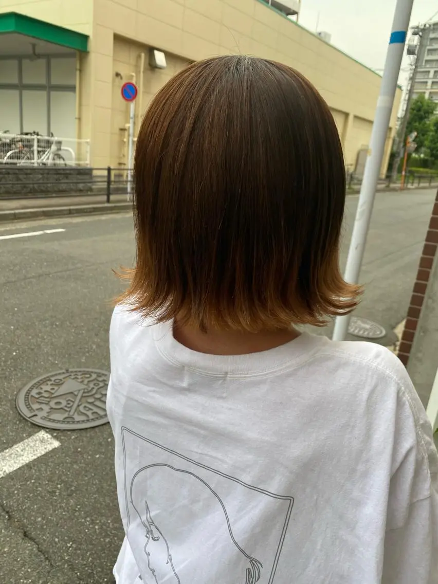ショート カラー jill by gisel＿のヘアスタイル