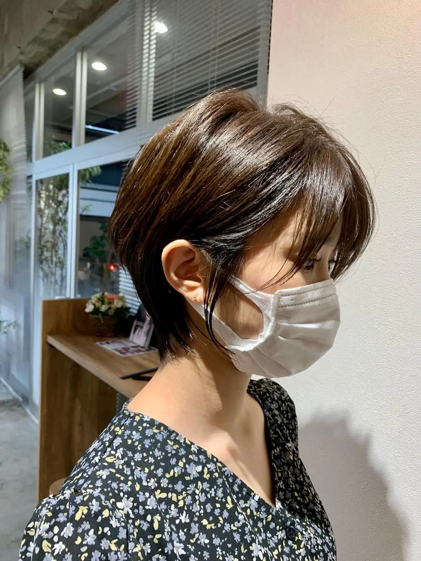 ショート ショートヘア ショート特化✂︎門脇 ~広がらない髪へ~のヘアスタイル