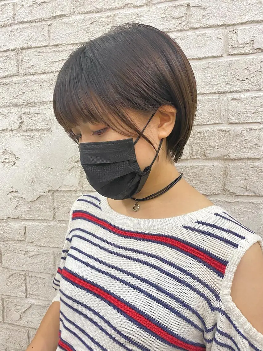 ショート カラー カット 小顔カット/艶 カラー特化♡MIHOのヘアスタイル