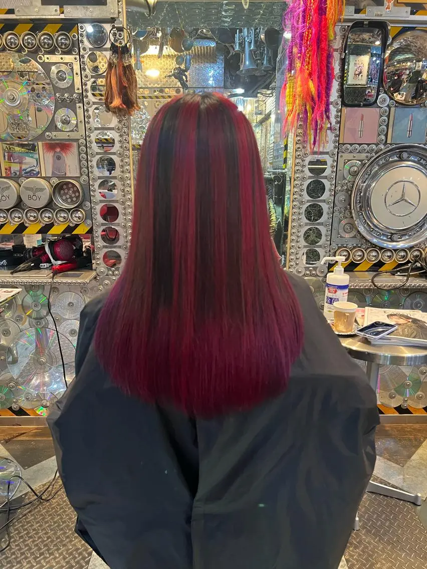 ロング カラー カット ヘアカラー KOYA コヤのヘアスタイル