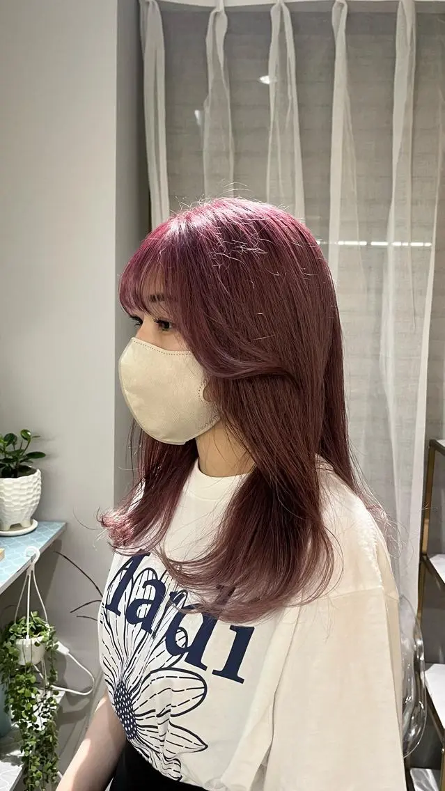 カラー 髪質改善カラー cipre 唯舞のヘアスタイル