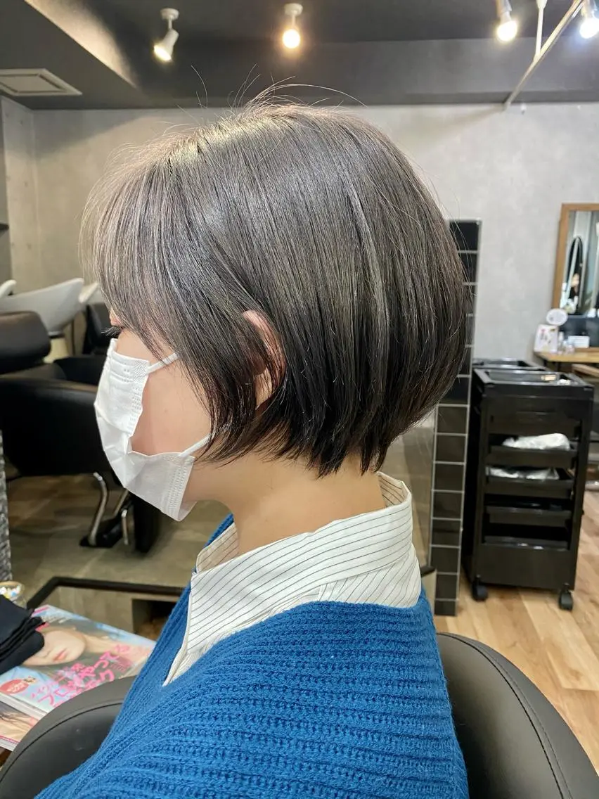 ショート カラー ショートボブ ボブ ショートヘア 似合わせレイヤー 🇰🇷荒木洋文のヘアスタイル