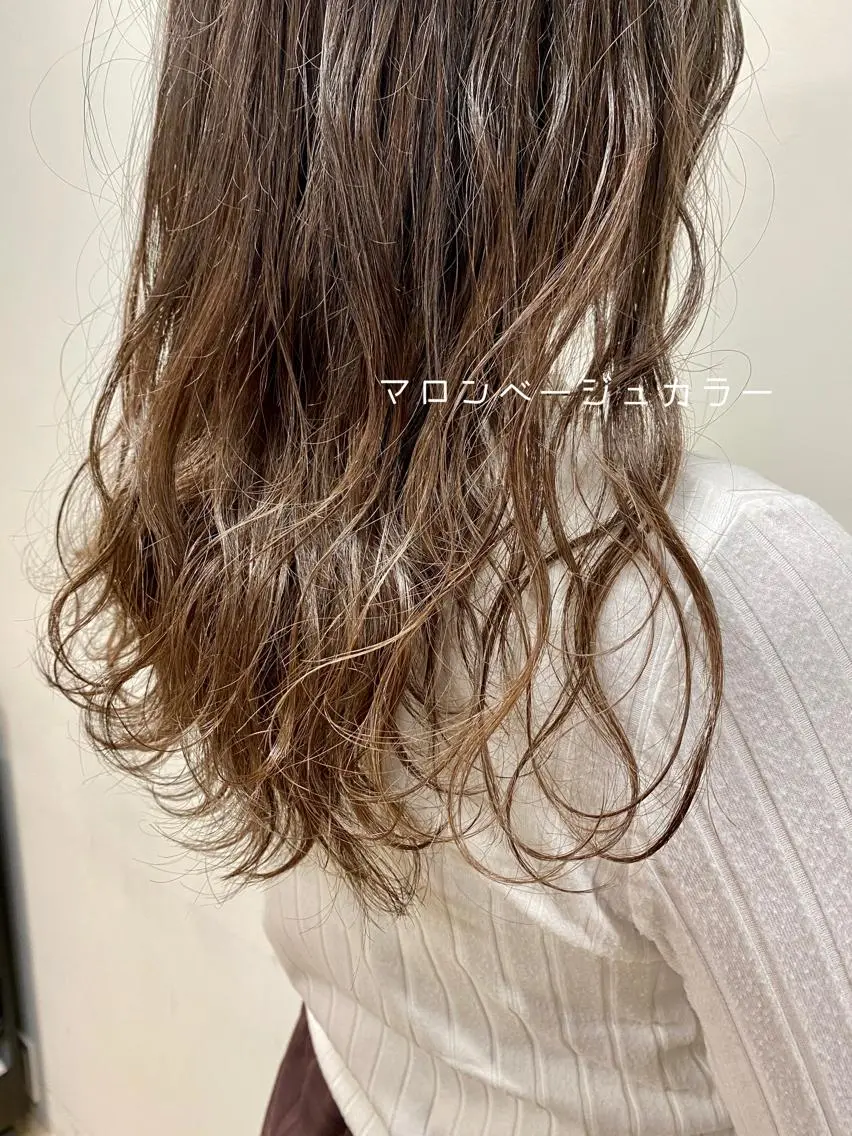 セミロング CASANE 大橋康智のヘアスタイル