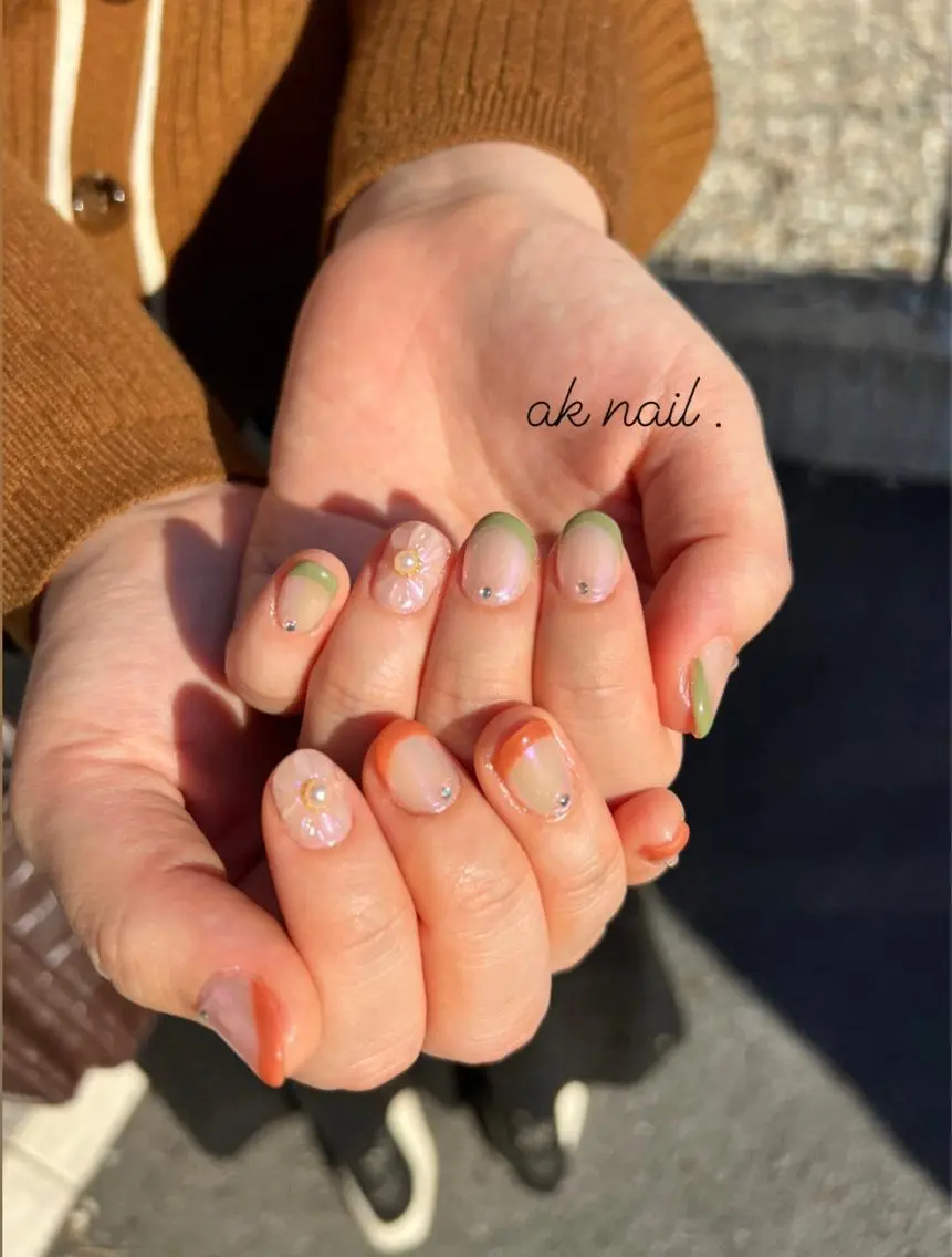 ネイル ハンドネイル ak nail .のネイルデザイン