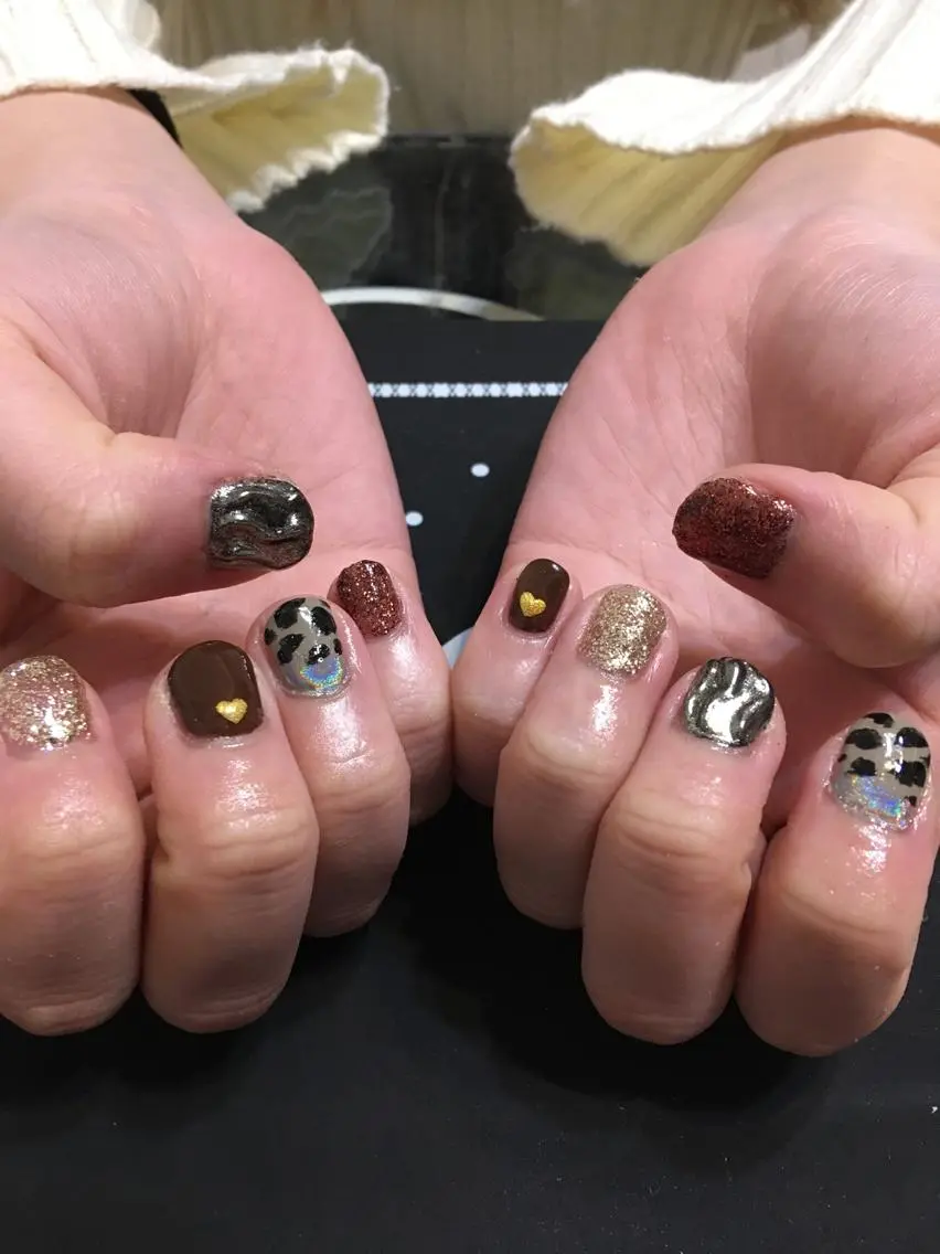 ネイル アートネイル 成人式 ジェルネイル ハンドネイル 🌈KANÅKO 🌈のネイルデザイン