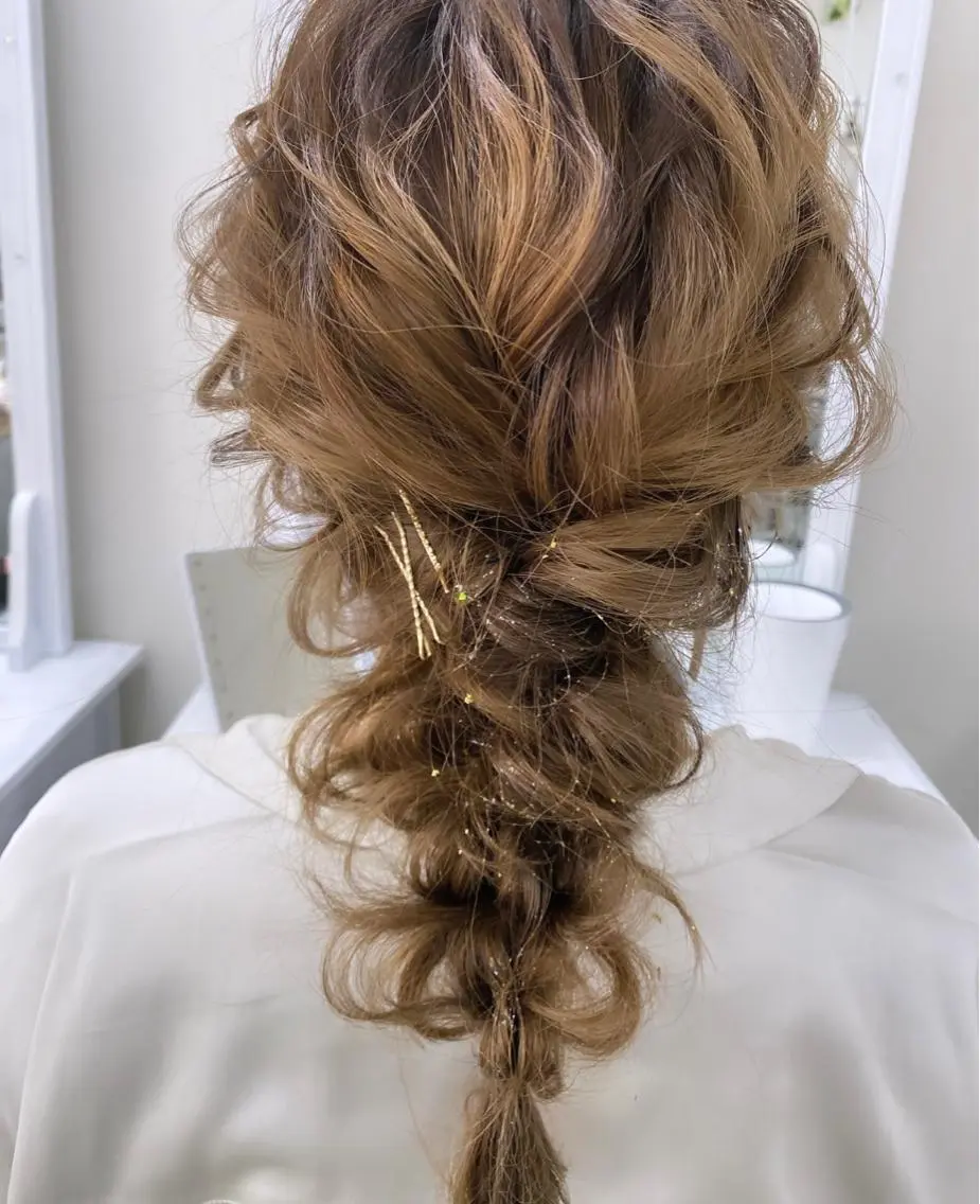 ヘアアレンジ ヘアセット ヘアセットサロン ココのヘアスタイル