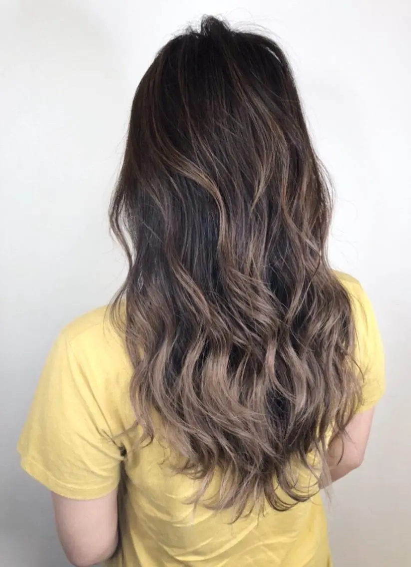 ロング カラー カット ヘアカラー トリートメント Lien 深井店のヘアスタイル