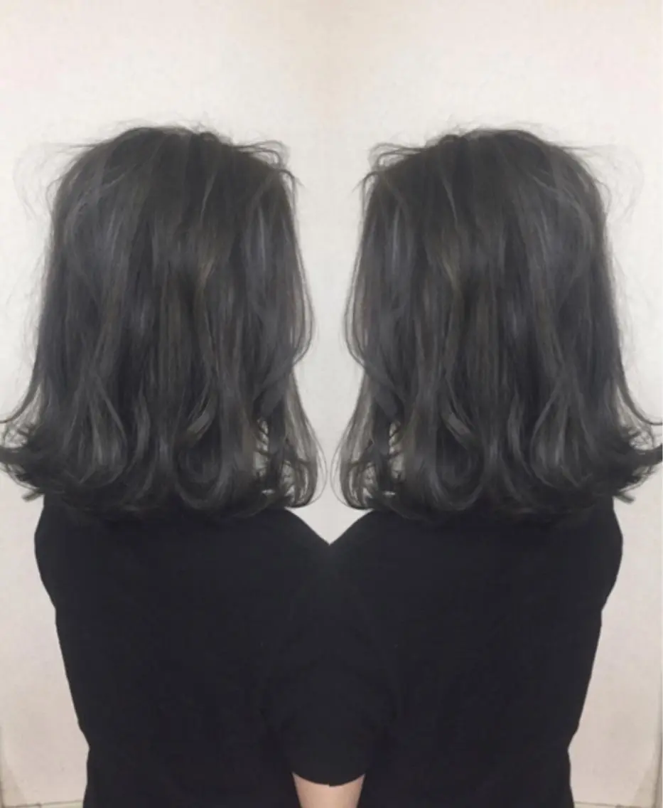 ミディアム カラー パーマ ヘアアレンジ メンズ キッズ ネイル マツエク・マツパ メンズブリーチ メンズハイライト ブリーチ ブルーカラー ブルージュ ヘアカラー 三輪 太一のヘアスタイル