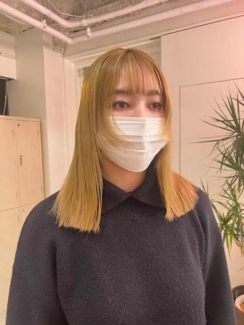 ロング 💥ウルフカット デザインあんな💥のヘアスタイル
