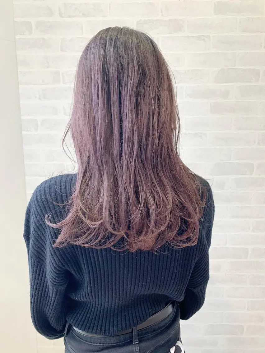 ロング カラー カット ヘアカラー トリートメント 村山 美空のヘアスタイル
