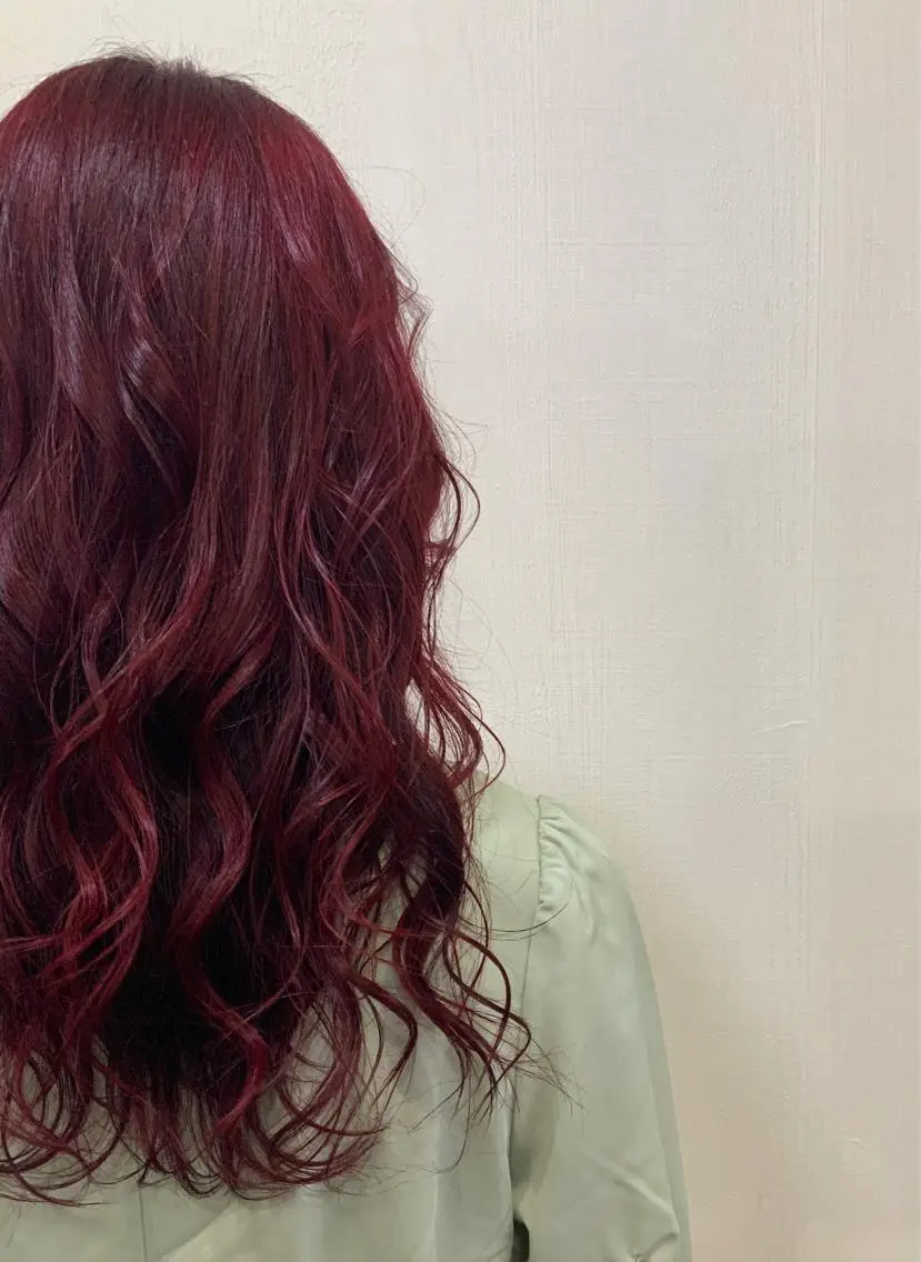 ロング カラー ヘアアレンジ ANDIAMO SAKAE🍁楓のヘアスタイル