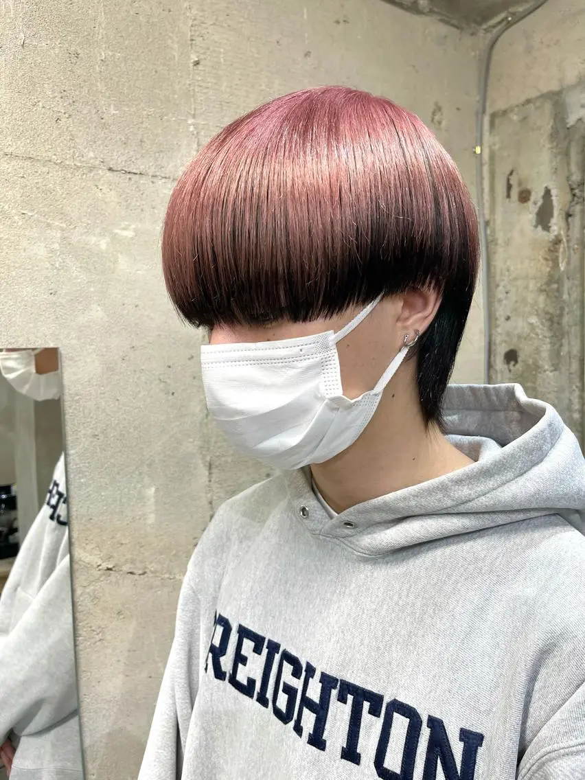 ショート カラー メンズ ハッシュカット/ハイ トーン/HIROKIのヘアスタイル