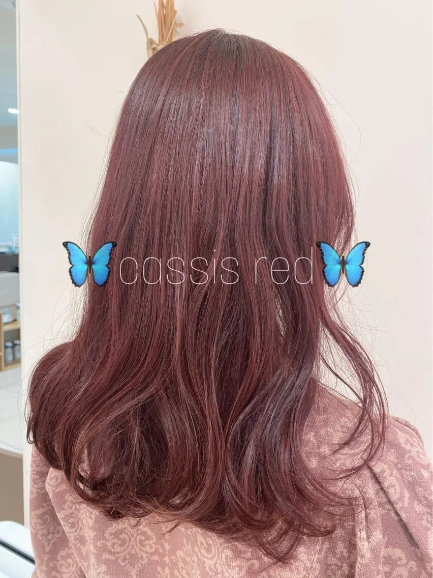 ロング カラー ヘアアレンジ 銀座メンズ専門🖤 叶奈々のヘアスタイル