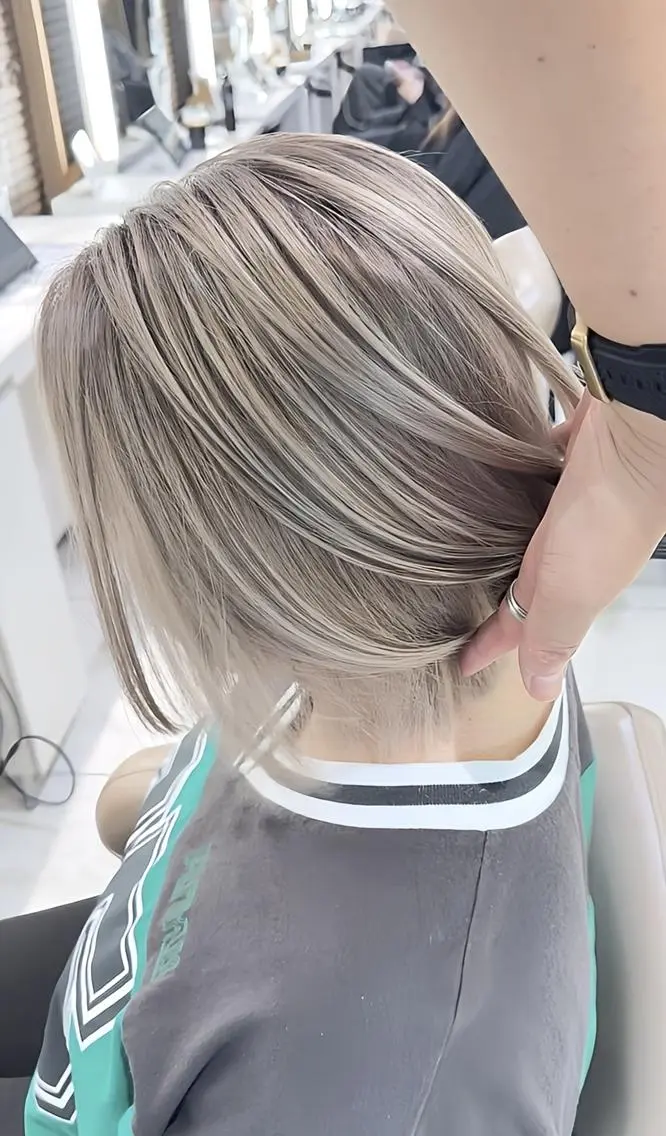 ロング カラー バレイヤージュ 髪質改善 レイヤーカット カット ヘアカラー トリートメント 山崎俊輔/髪質改善 /バレイヤージュのヘアスタイル