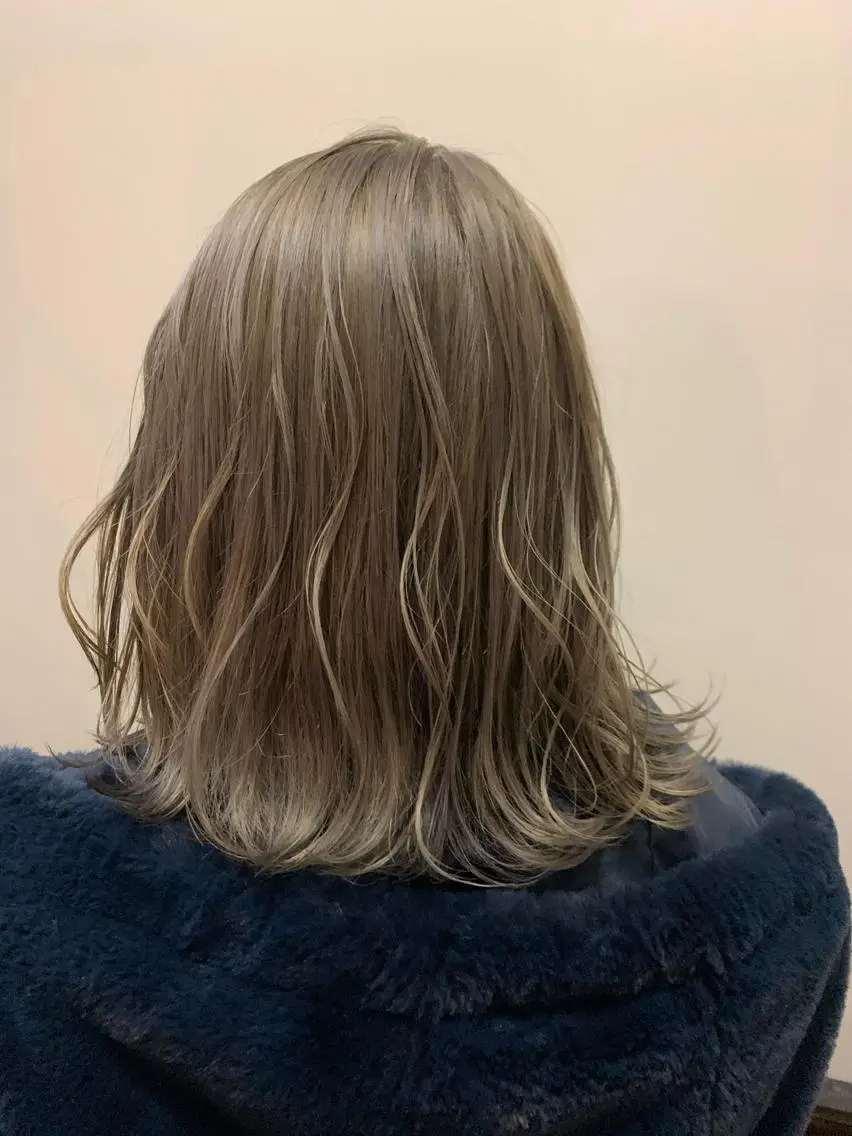 ミディアム ヘアカラー トリートメント ヘッドスパ ヘアセット 大宮/山口 竣也のヘアスタイル