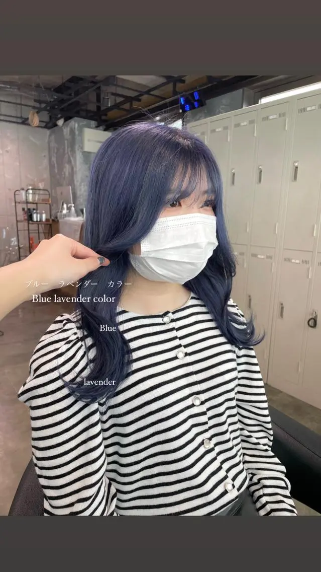 ロング カラー パーマ ヘアアレンジ メンズ キッズ ネイル マツエク・マツパ アイブロウ 透明感カラー・レイヤ ー🎀amika🎀のヘアスタイル