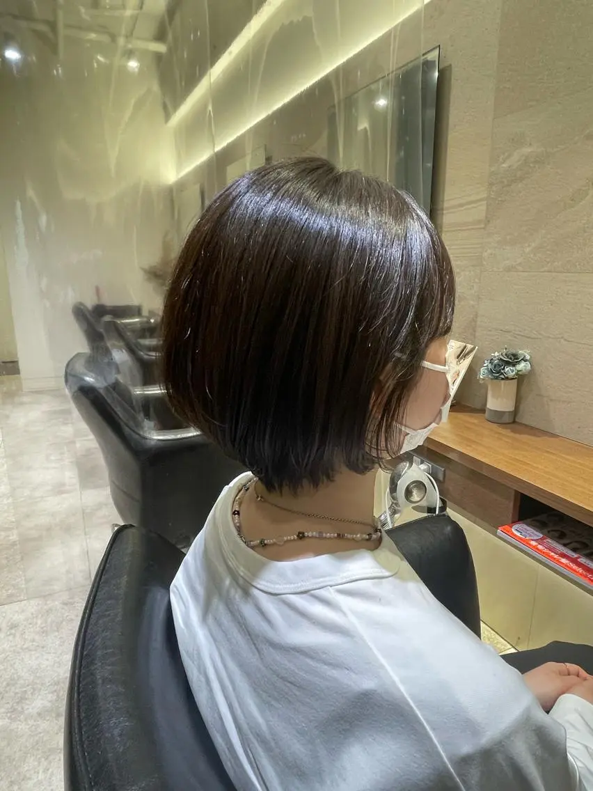 ショート 透明感カラー/艶髪 ♥柏谷菜穂♥のヘアスタイル